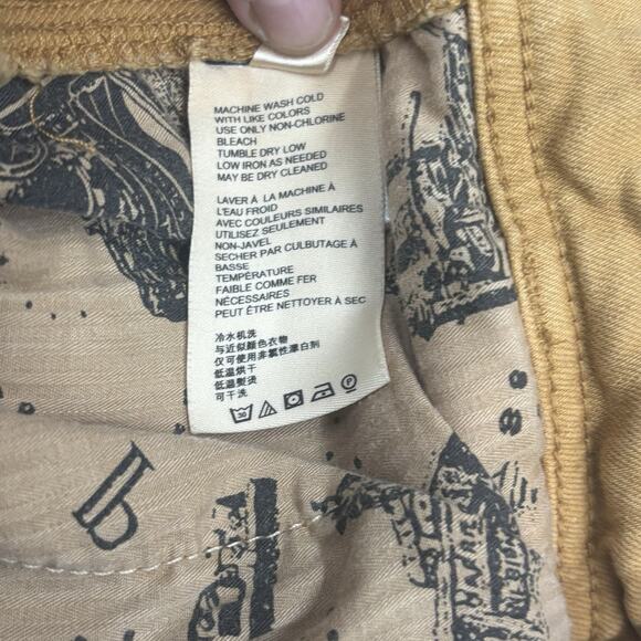 Pilcro and the Letterpress by Anthropologie Khaki Carpenter Pants Womens 30 - Picture 8 of 9